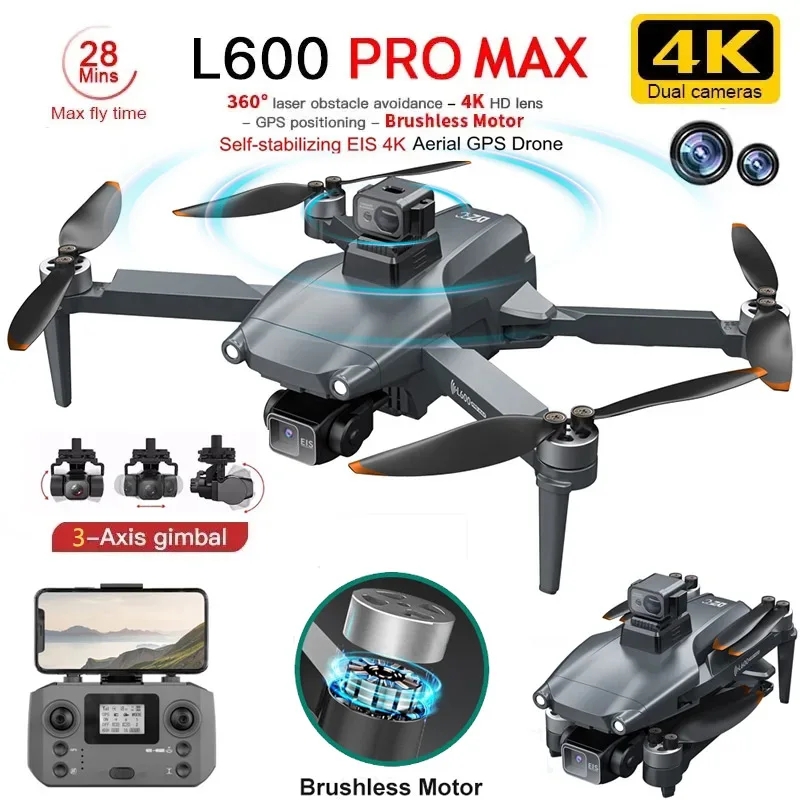 Drone Lidar - L600 PRO MAX GPS Drone Profesjonalny