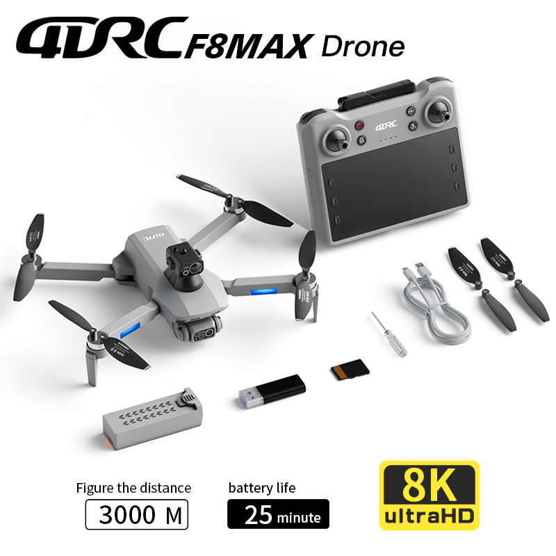 Drone Lidar - Dron F8 MAX GPS Profesjonalny z