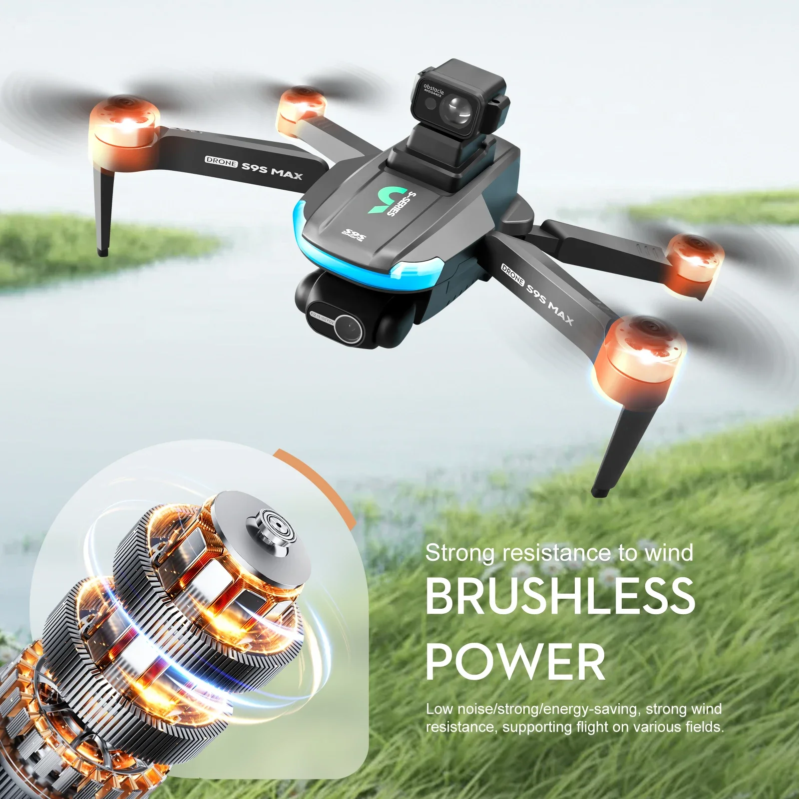 NOWOŚĆ S9S MAX MINI Drone 4K 2 – Drone Lidar recenzja i cena