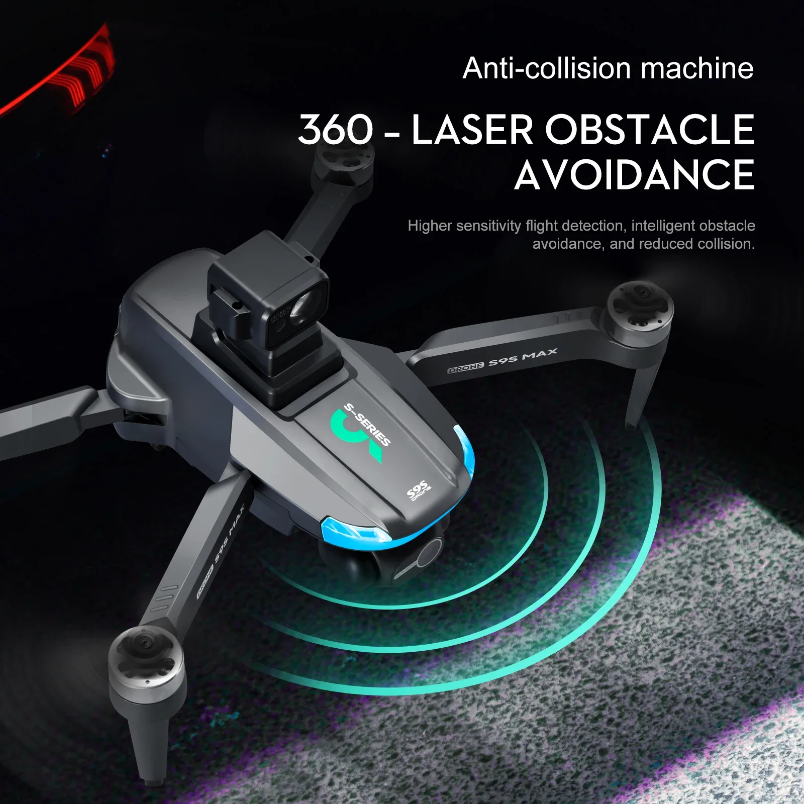 NOWOŚĆ S9S MAX MINI Drone 4K 2 – Drone Lidar recenzja i cena