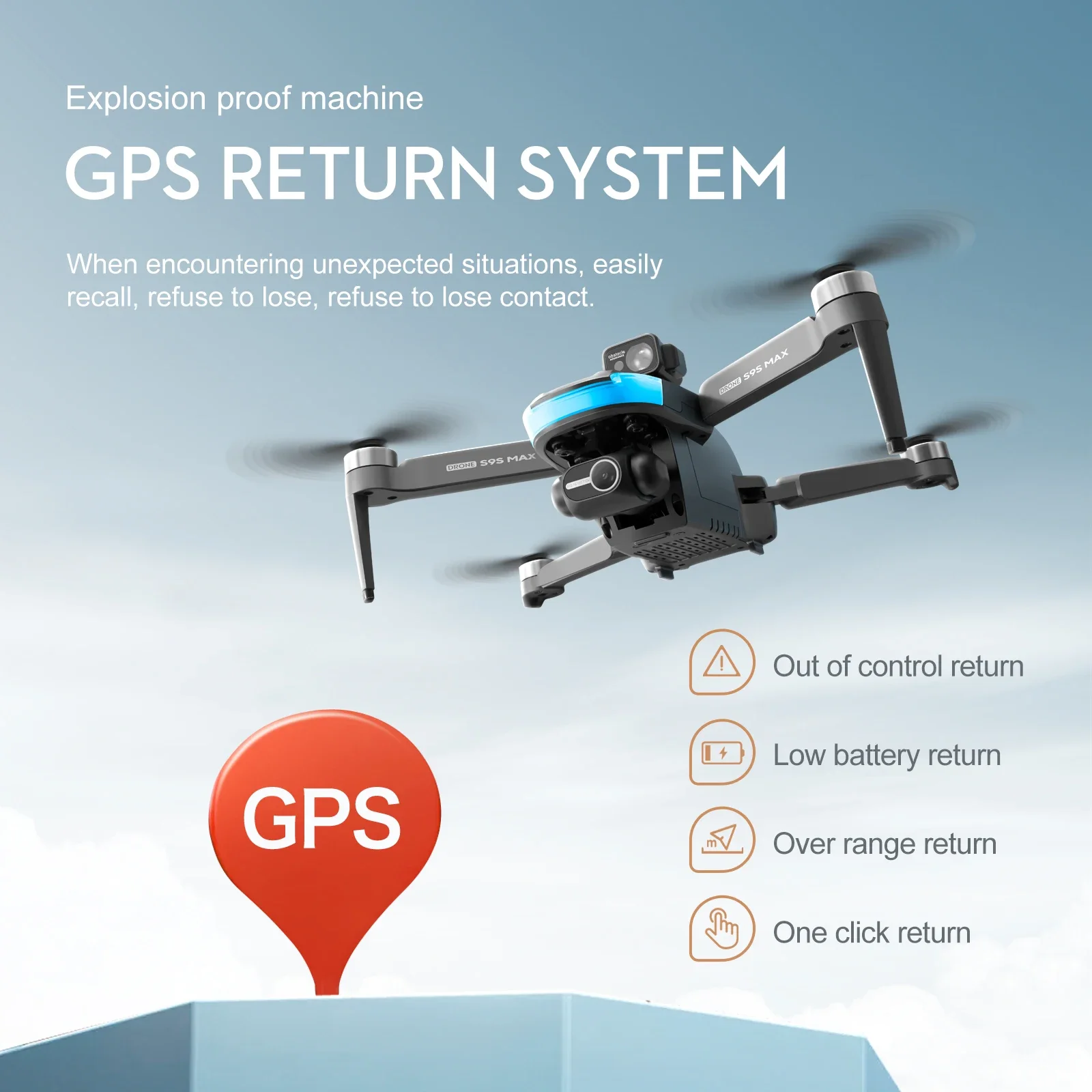 NOWOŚĆ S9S MAX MINI Drone 4K 2 – Drone Lidar recenzja i cena